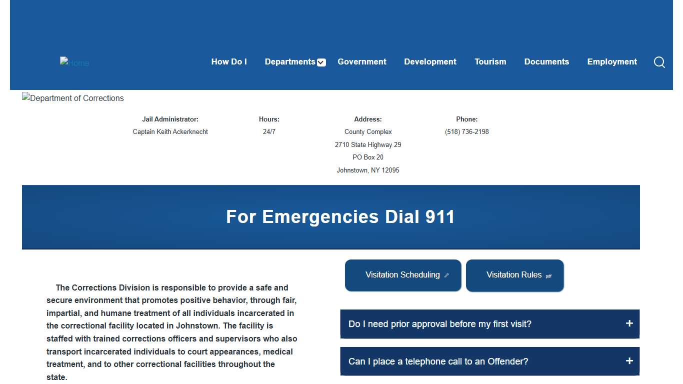 Department of Corrections | FULTON COUNTY