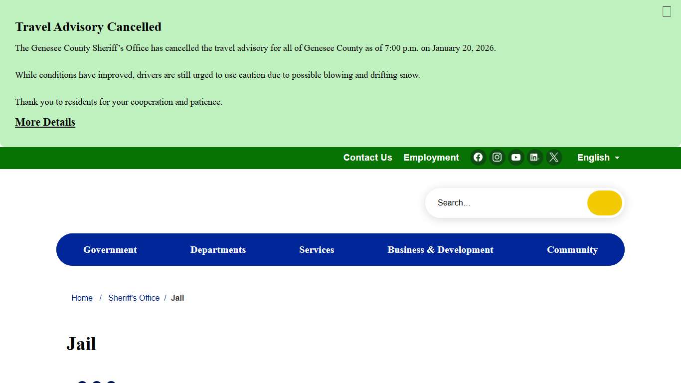 Jail - Genesee County, New York